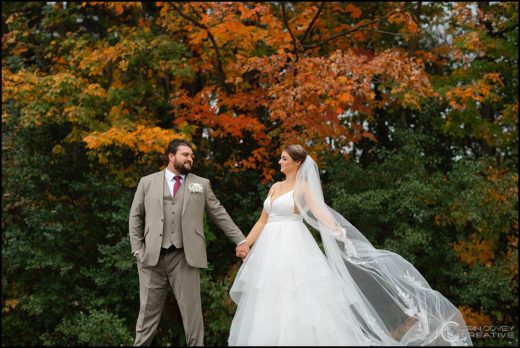 Outdoor Fall Wedding Photos, The Cannery, Vernon NY
