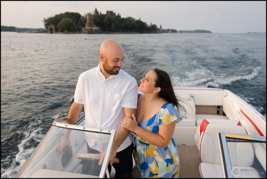 St. Lawrence River Engagement Photos: Alexandria Bay, NY