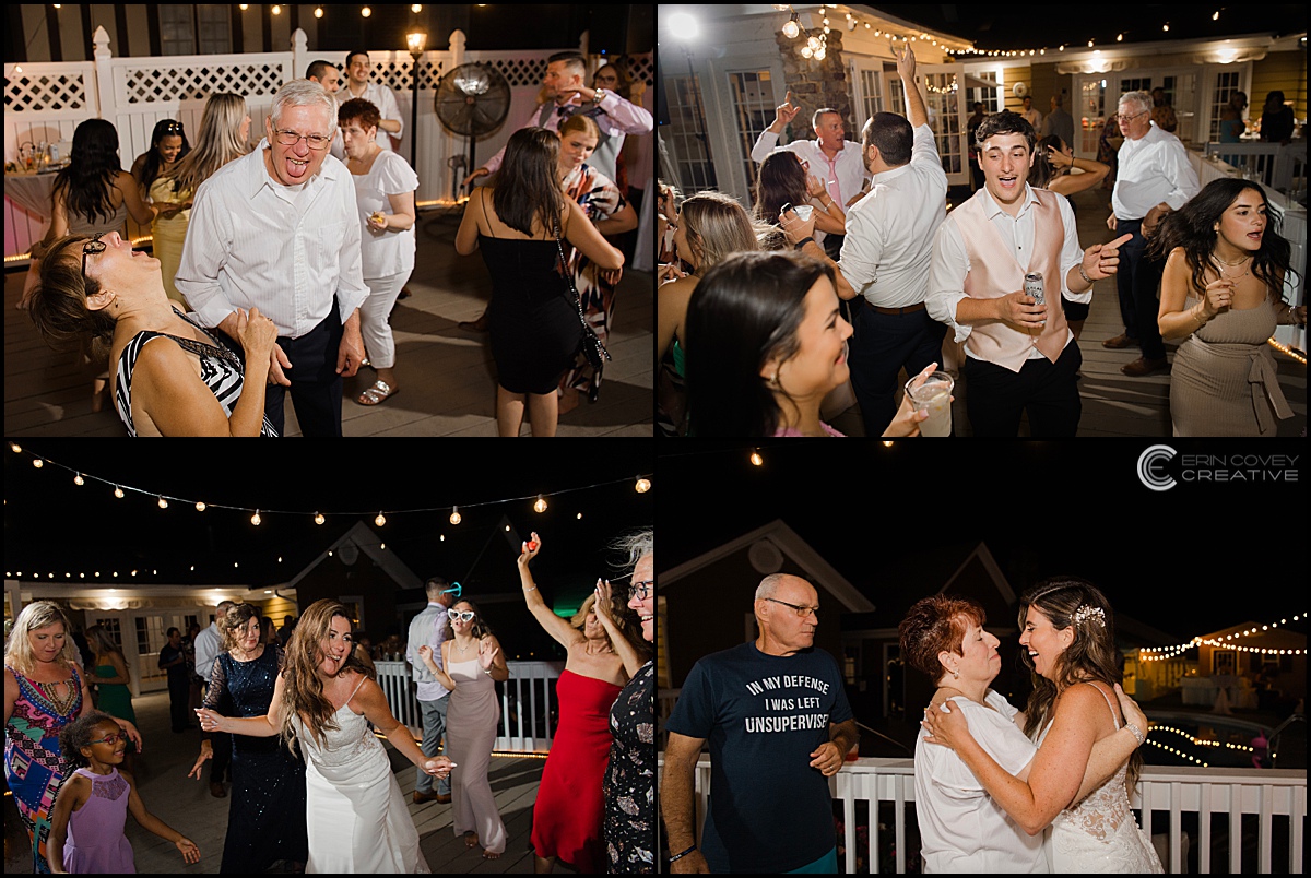 Backyard Wedding Reception and Dancing in Utica