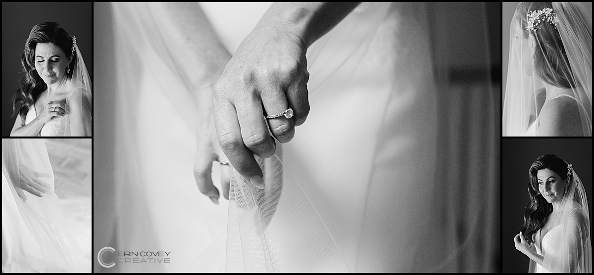 Black and White Bridal Portraits