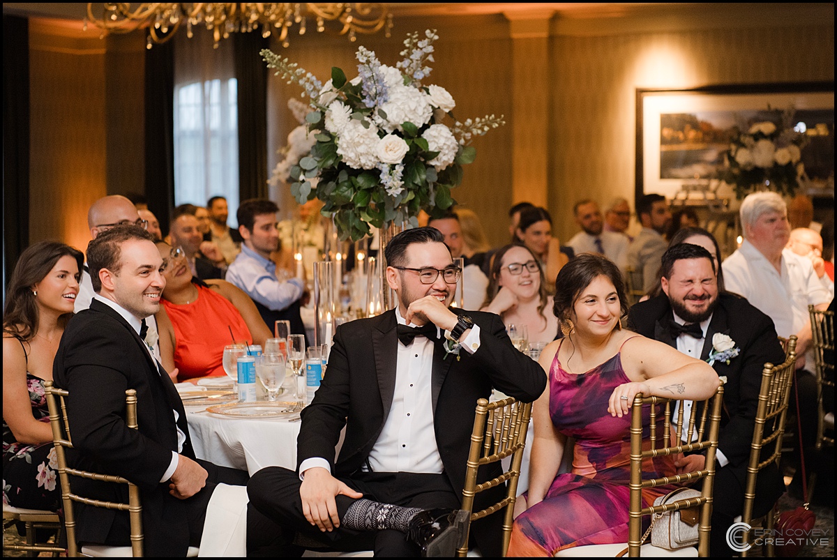 Wedding Guest During Reception at Turning Stone Casino Wedding