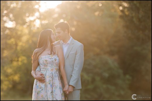 Golden Hour Engagement Photos Cornell University
