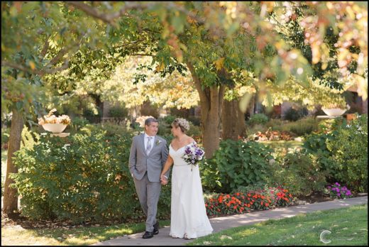 Outdoor Wedding Photos at Turning Stone Casino in Verona, NY
